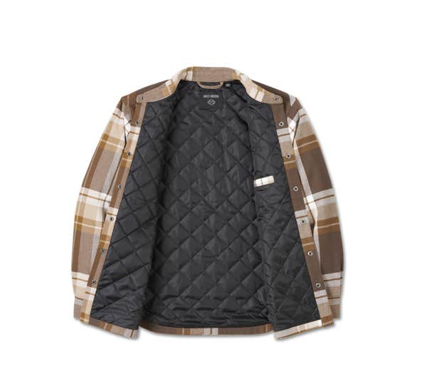 HARLEY-DAVIDSON MENS IN BETWEEN THE LINE SHIRT JACKET