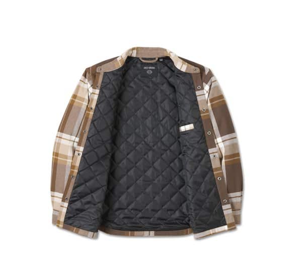 HARLEY-DAVIDSON MENS IN BETWEEN THE LINE SHIRT JACKET