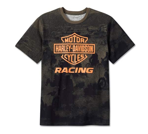 HARLEY-DAVIDSON MENS RACING TIE DYE TEE