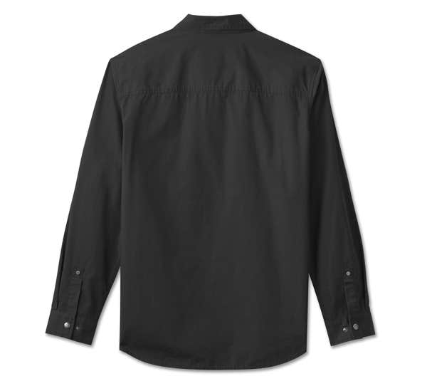 HARLEY-DAVIDSON MENS WORKER LONG SLEEVE OVERSHIRT