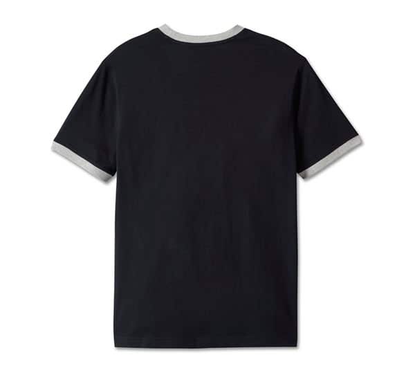 HARLEY-DAVIDSON MENS #1 RACING RINGER TEE