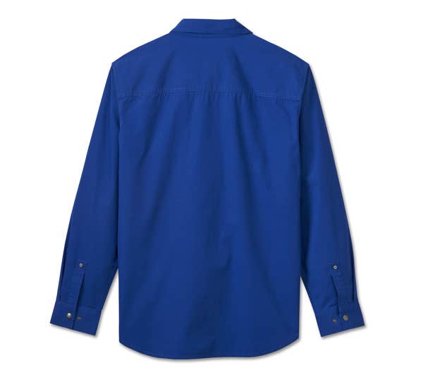 HARLEY-DAVIDSON MENS WORKER LONG SLEEVE OVERSHIRT