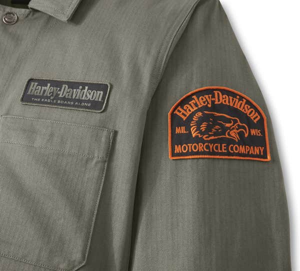 HARLEY-DAVIDSON MENS WORKING MAN OVERSHIRT