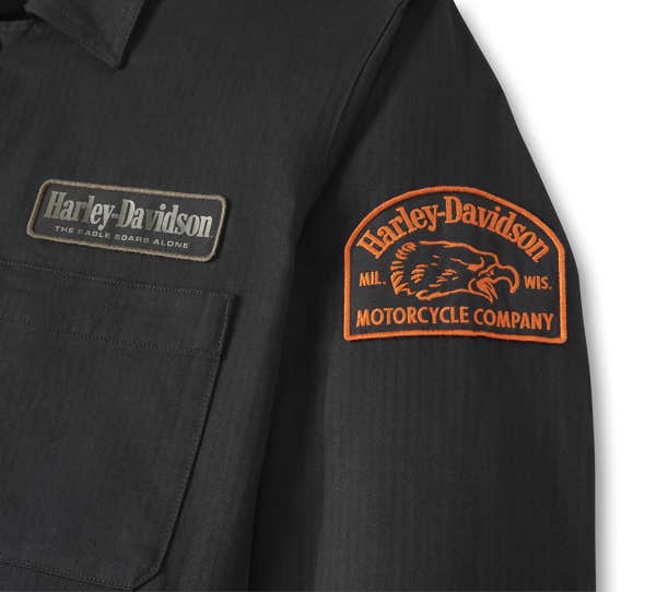 HARLEY-DAVIDSON MENS WORKING MAN OVERSHIRT