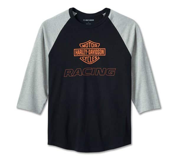 HARLEY-DAVIDSON MENS FACTORY RAGLAN TEE