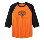 HARLEY-DAVIDSON MENS FACTORY RAGLAN TEE