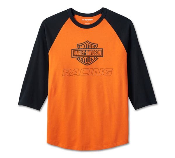 HARLEY-DAVIDSON MENS FACTORY RAGLAN TEE