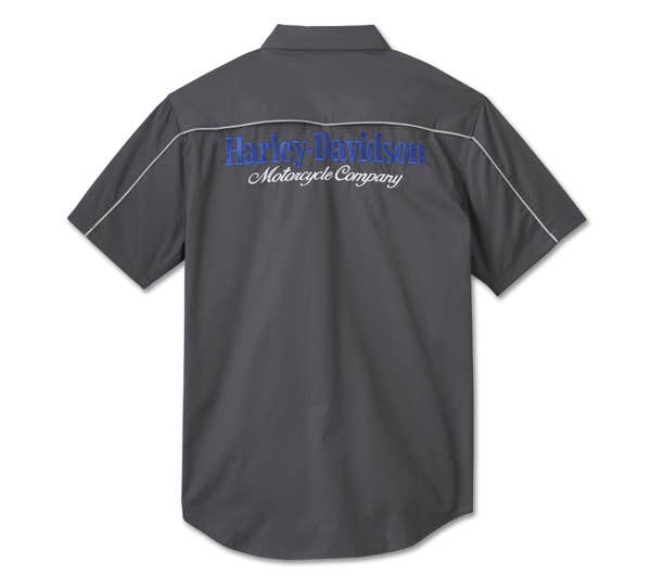 HARLEY-DAVIDSON MENS H-D TECH THE END LINE SHORT SLEEVE SHIRT