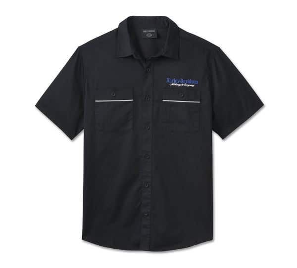 HARLEY-DAVIDSON MENS H-D TECH THE END LINE SHORT SLEEVE SHIRT