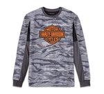HARLEY-DAVIDSON MENS FACTORY PERFORMANCE LONG SLEEVE TEE