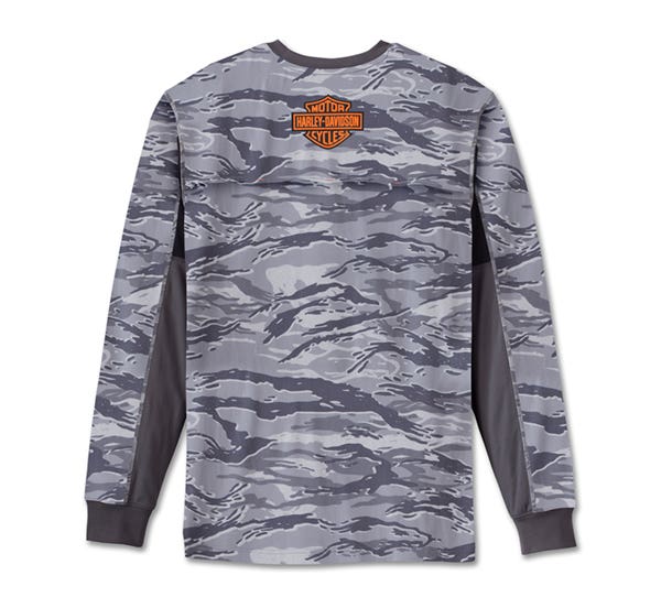 HARLEY-DAVIDSON MENS FACTORY PERFORMANCE LONG SLEEVE TEE