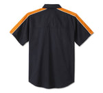 HARLEY-DAVIDSON MENS STACKED BAR & SHIELD SHORT SLEEVE SHIRT