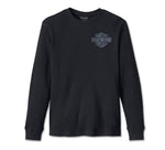 HARLEY-DAVIDSON MENS BAR & SHIELD 3D LONG SLEEVE TEE