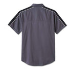 HARLEY-DAVIDSON MENS STACKED BAR & SHIELD SHORT SLEEVE SHIRT