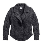 HARLEY-DAVIDSON WOMENS BIKER ZIPPER CARDIGAN SWEATER
