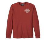 HARLEY-DAVIDSON MENS BAR & SHIELD 3D LONG SLEEVE TEE