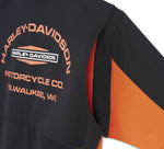 HARLEY-DAVIDSON MENS H-D TECH MILWAUKEE SHORT SLEEVE SHIRT
