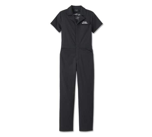 HARLEY-DAVIDSON WOMENS OLD ENGLISH ROSE COVERALL