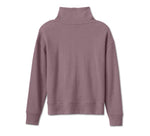 HARLEY-DAVIDSON WOMENS BAR & SHIELD FUNNEL NECK PULLOVER