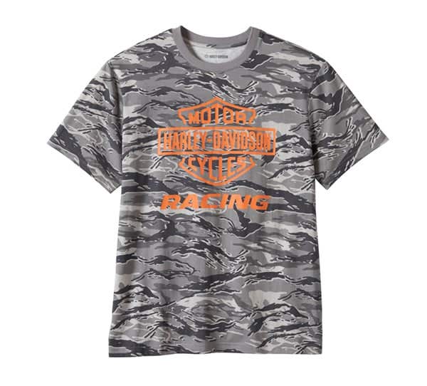 HARLEY-DAVIDSON MENS RACING CAMO TEE
