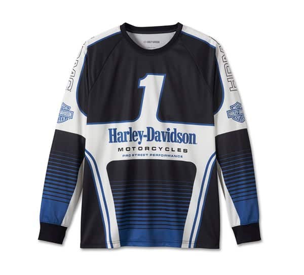 HARLEY-DAVIDSON MENS #1 RACING JERSEY