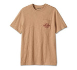 HARLEY-DAVIDSON MENS BAR & SHIELD 3D POCKET TEE