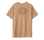 HARLEY-DAVIDSON MENS BAR & SHIELD 3D POCKET TEE