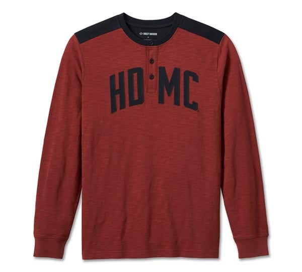 HARLEY-DAVIDSON MENS HD-MC LONG SLEEVE TEE