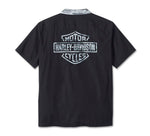 HARLEY-DAVIDSON MENS BAR & SHIELD MECHANIC SHIRT