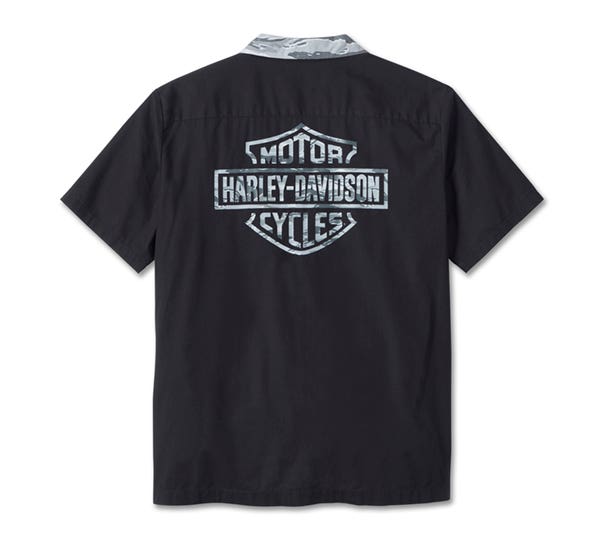 HARLEY-DAVIDSON MENS BAR & SHIELD MECHANIC SHIRT