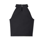 HARLEY-DAVIDSON WOMENS STACKED BAR & SHIELD HALTER