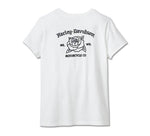 HARLEY-DAVIDSON WOMENS H-D ROSEBUD POCKET TEE