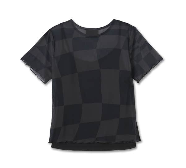 HARLEY-DAVIDSON WOMENS ROAD RACER MESH TEE