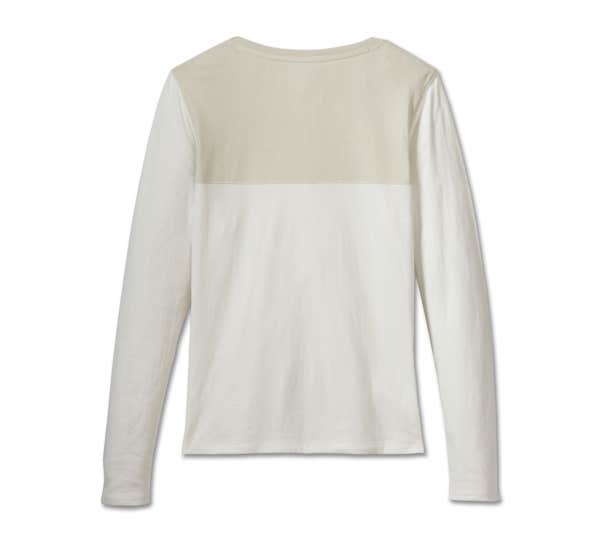 HARLEY-DAVIDSON WOMENS TIMELESS LONG SLEEVE HENLEY
