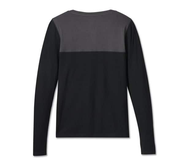 HARLEY-DAVIDSON WOMENS TIMELESS LONG SLEEVE HENLEY