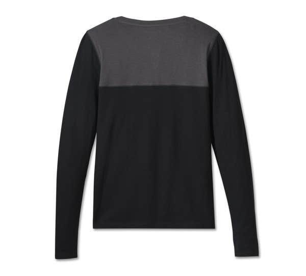HARLEY-DAVIDSON WOMENS TIMELESS LONG SLEEVE HENLEY