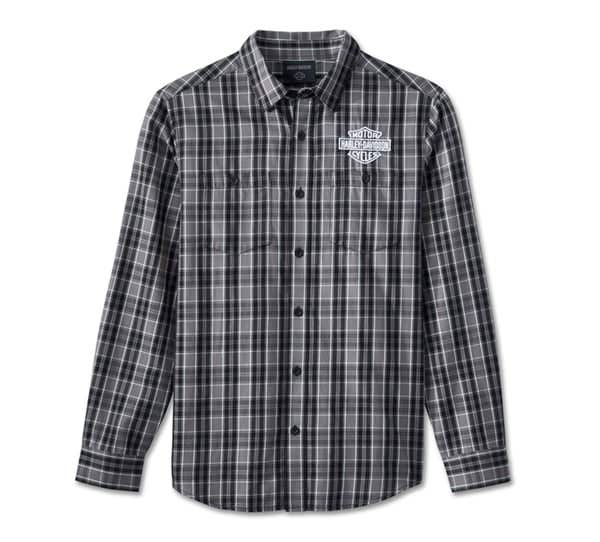 HARLEY-DAVIDSON MENS PLAID SHIRT