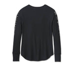 HARLEY-DAVIDSON WOMENS AUTHENTIC LONG SLEEVE RIB TOP