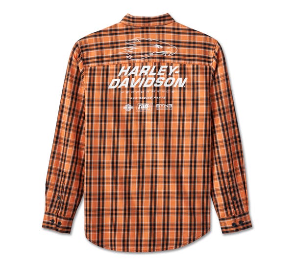 HARLEY-DAVIDSON MENS PLAID SHIRT