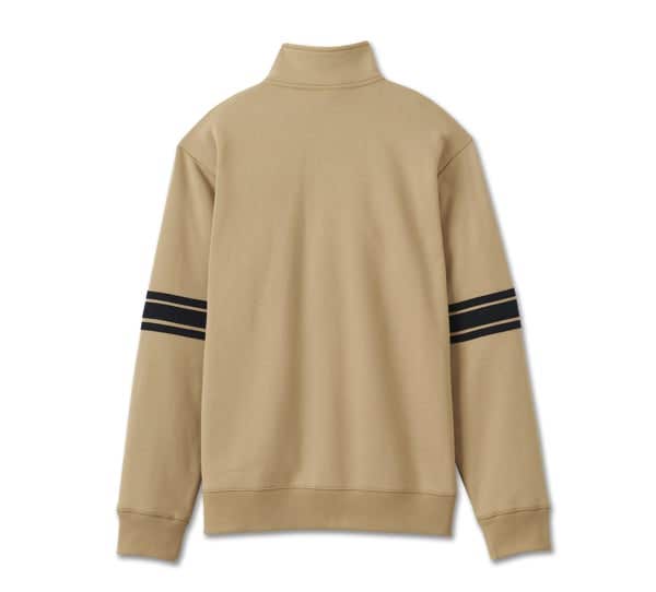 HARLEY-DAVIDSON MENS BAR & SHIELD 1/4 ZIP FLEECE