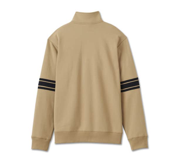 HARLEY-DAVIDSON MENS BAR & SHIELD 1/4 ZIP FLEECE