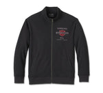 HARLEY-DAVIDSON MENS GENUINE BAR & SHIELD TRACK JACKET