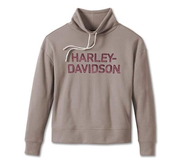 HARLEY-DAVIDSON WOMENS RISE FUNNELNECK SWEATSHIRT