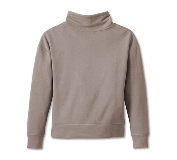 HARLEY-DAVIDSON WOMENS RISE FUNNELNECK SWEATSHIRT