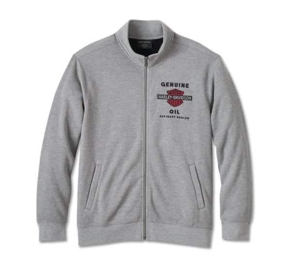 HARLEY-DAVIDSON MENS GENUINE BAR & SHIELD TRACK JACKET