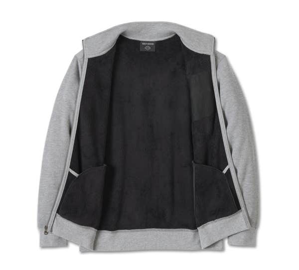 HARLEY-DAVIDSON MENS GENUINE BAR & SHIELD TRACK JACKET