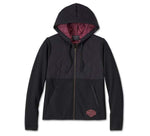 HARLEY-DAVIDSON WOMENS SHADOW ZIP FLEECE