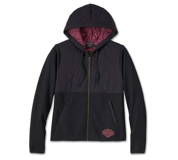 HARLEY-DAVIDSON WOMENS SHADOW ZIP FLEECE