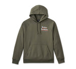 HARLEY-DAVIDSON MENS LOADED WITH HORSEPOWER RAGLAN HOODIE