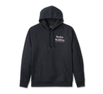 HARLEY-DAVIDSON MENS LOADED WITH HORSEPOWER RAGLAN HOODIE